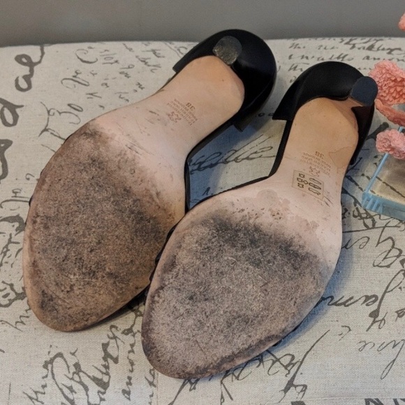 Aldo Black Leather Jewelled Pumps - Picture 4 of 4